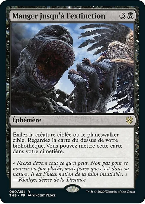 Manger jusqu'à l'extinction