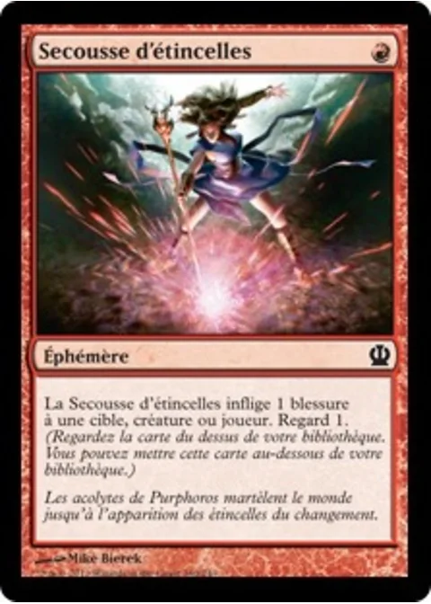 Secousse d'étincelles