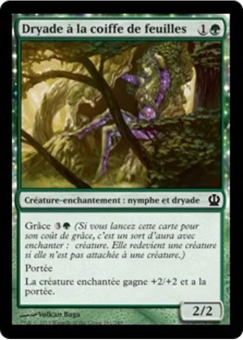 Dryade à la coiffe de feuilles