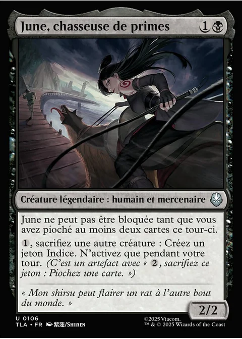 June, chasseuse de primes