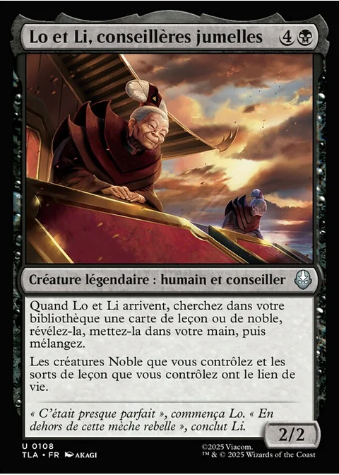 Lo et Li, conseillères jumelles