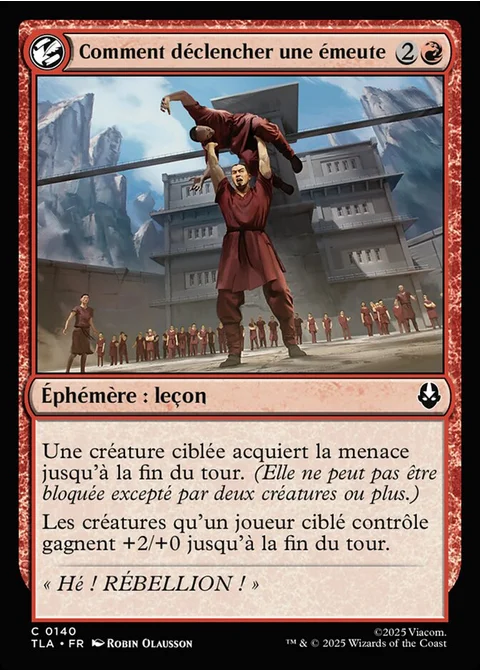 Comment déclencher une émeute