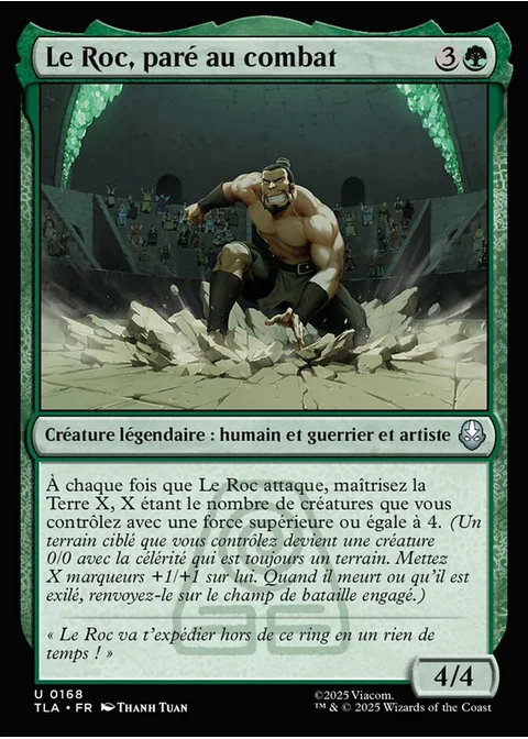 Le Roc, paré au combat