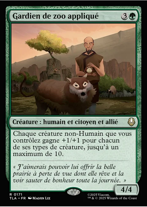 Gardien de zoo appliqué