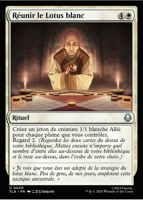 Réunir le Lotus blanc