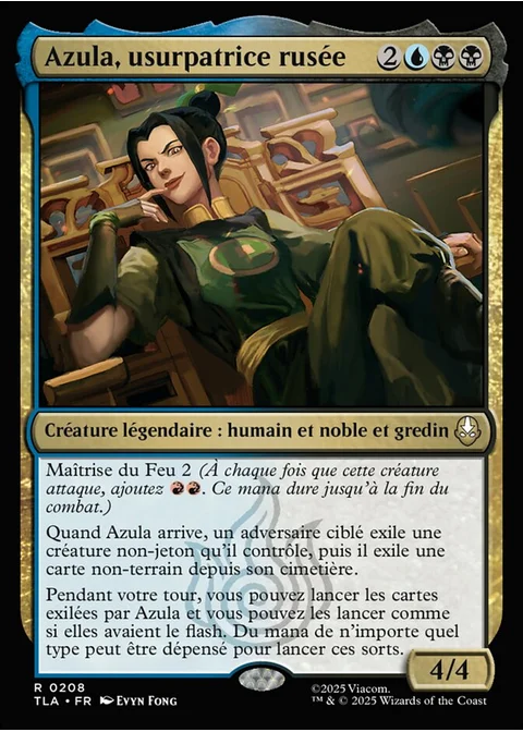 Azula, usurpatrice rusée