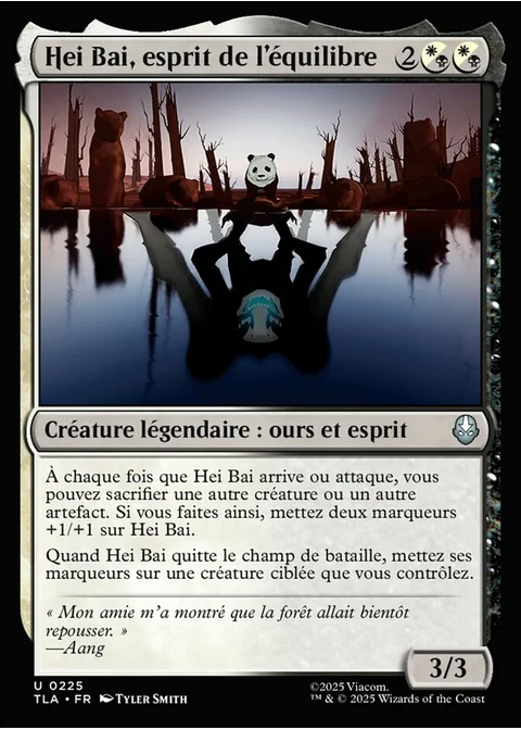 Hei Bai, esprit de l'équilibre