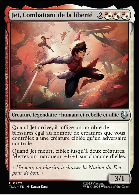 Jet, Combattant de la liberté