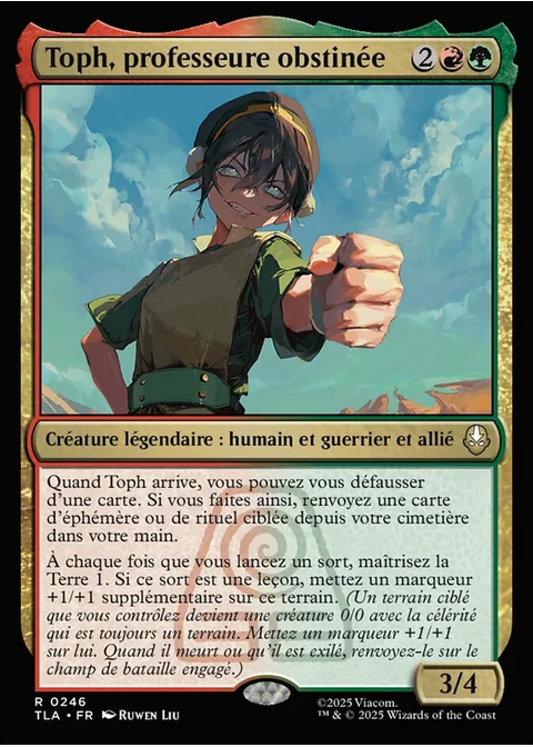 Toph, professeure obstinée
