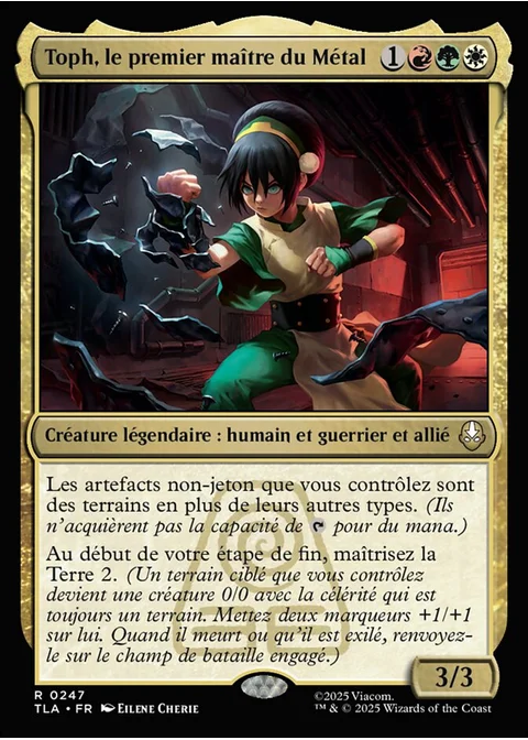 Toph, le premier maître du Métal