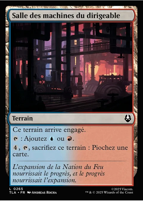 Salle des machines du dirigeable