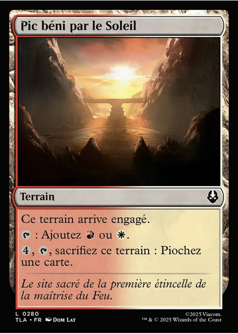 Pic béni par le Soleil