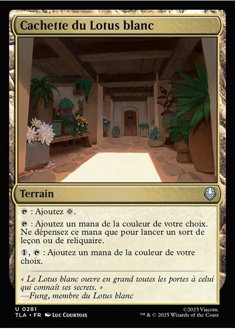 Cachette du Lotus blanc