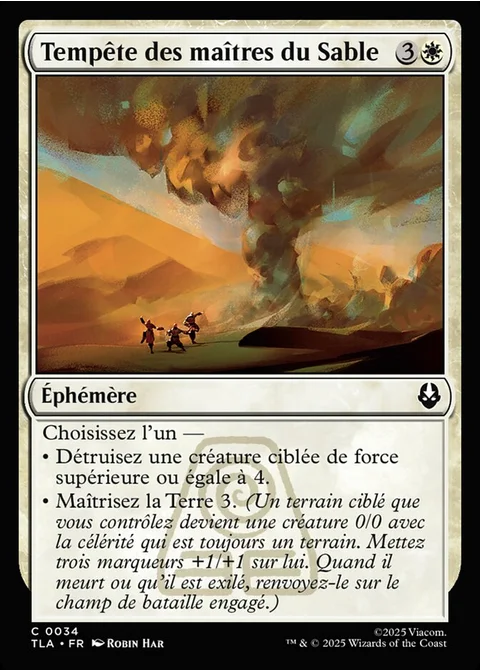 Tempête des maîtres du Sable