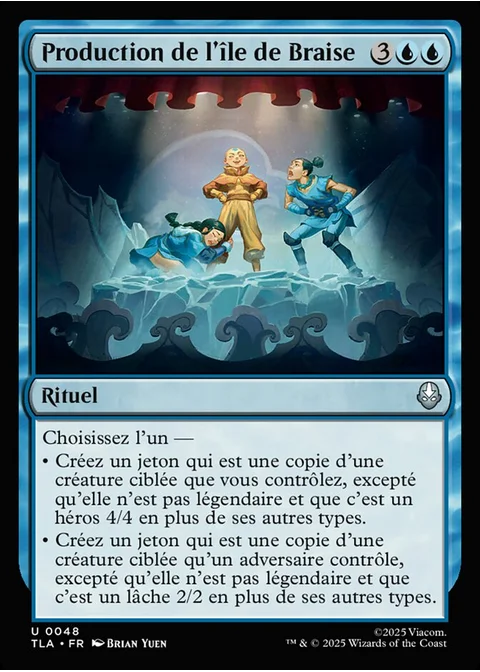 Production de l'île de Braise