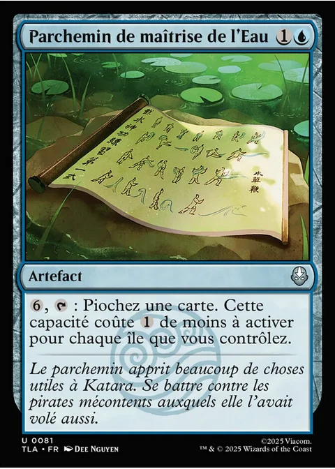 Parchemin de maîtrise de l'Eau