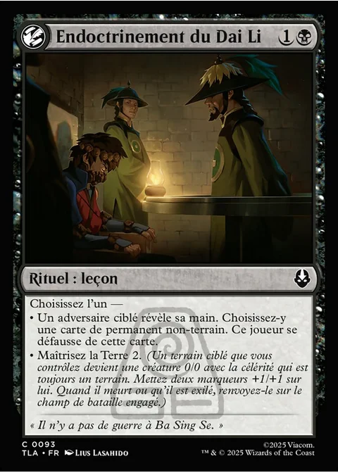Endoctrinement du Dai Li