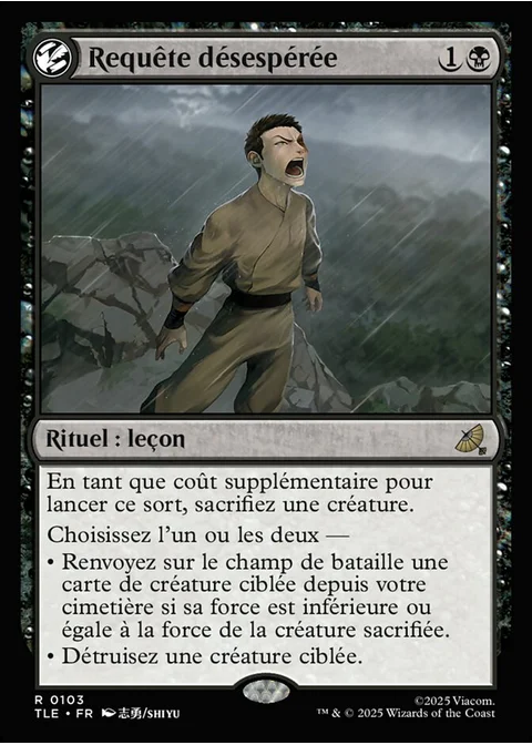 Requête désespérée