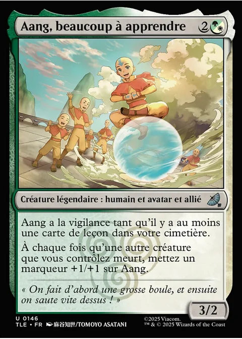 Aang, beaucoup à apprendre