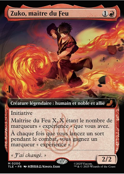 Zuko, maître du Feu