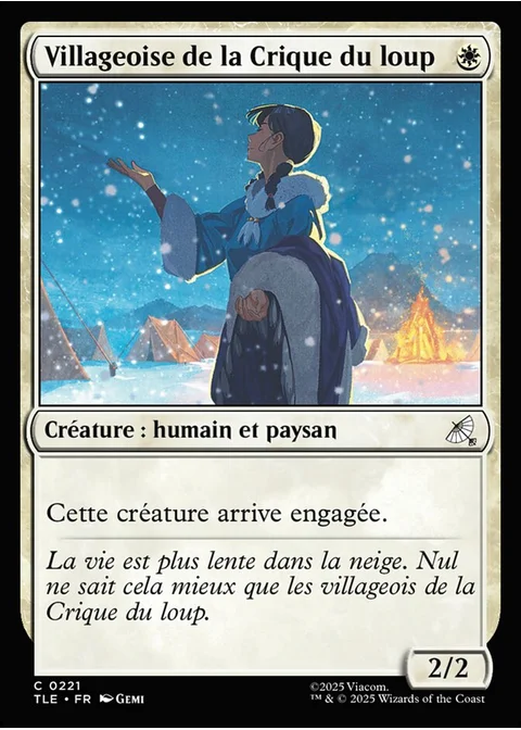 Villageoise de la Crique du loup