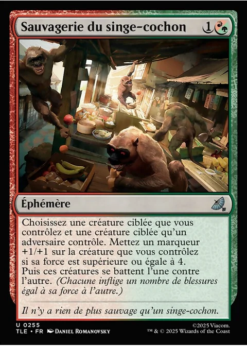 Sauvagerie du singe-cochon