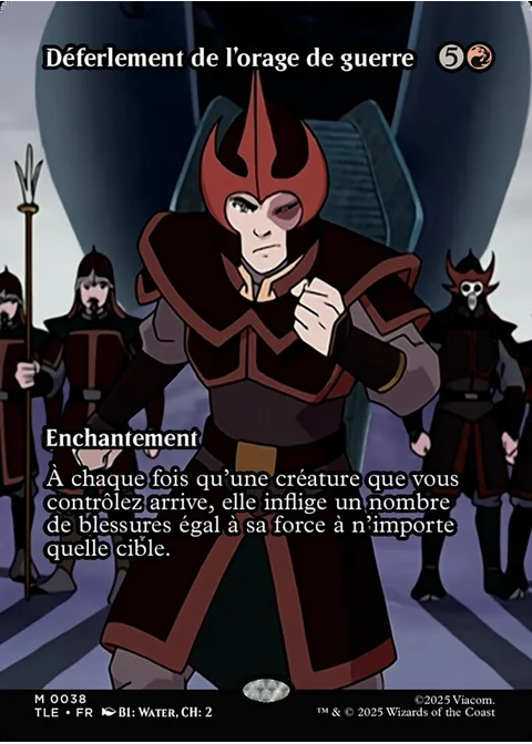 Déferlement de l'orage de guerre