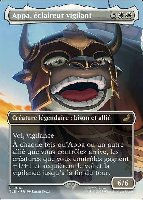 Appa, éclaireur vigilant