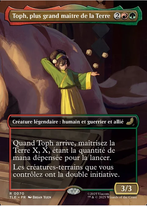 Toph, plus grand maître de la Terre