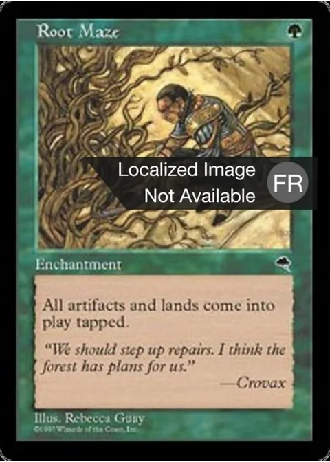 Labyrinthe de racines