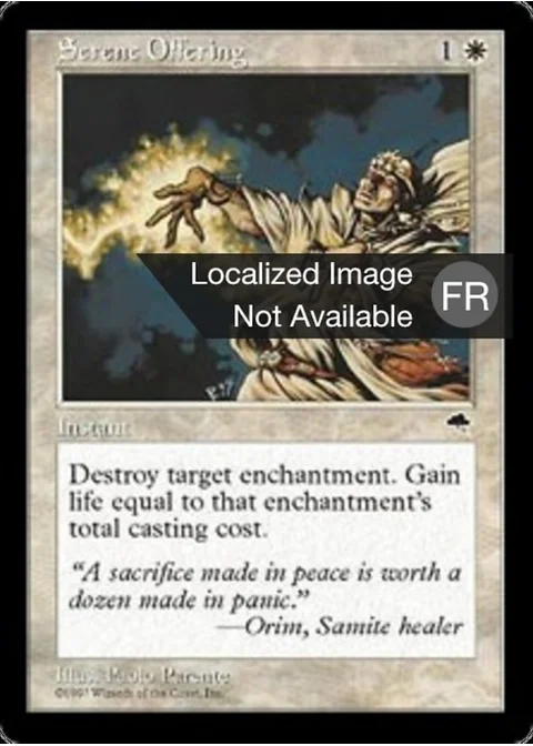 Offrande sereine