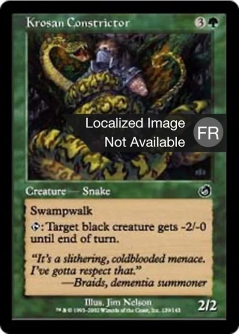 Serpent constrictor krosian