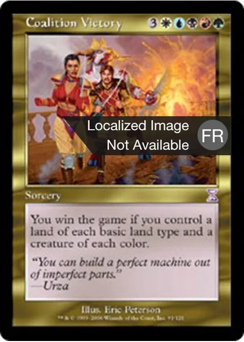 Victoire de la coalition