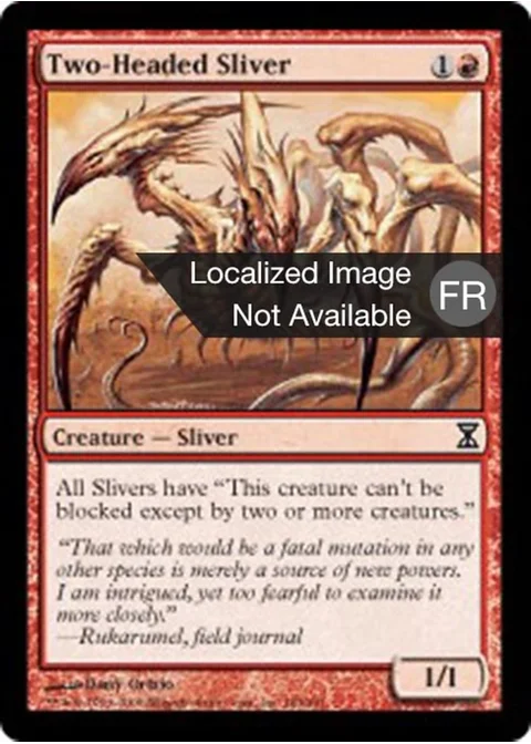 Slivoïde à deux têtes