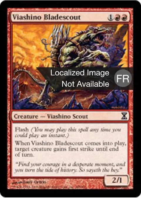 Éclaireur aux lames viashino