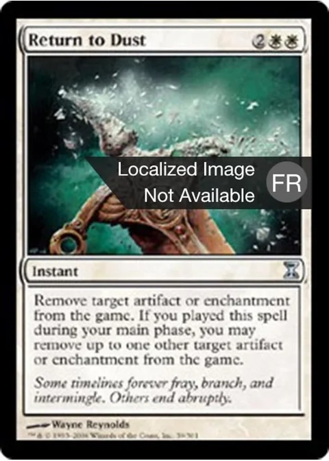 Rendre à la poussière