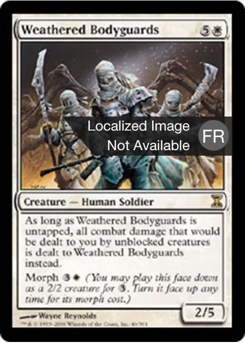 Gardes du corps hâlés