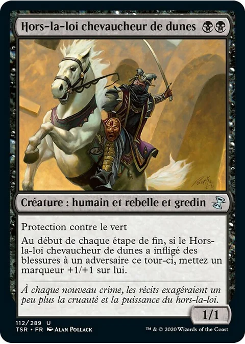 Hors-la-loi chevaucheur de dunes