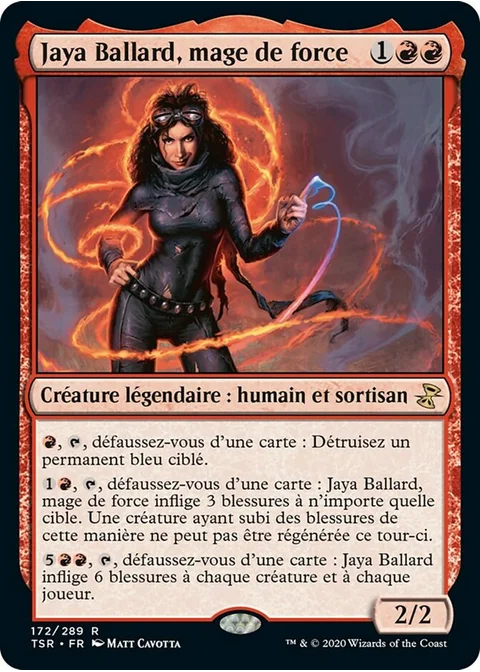 Jaya Ballard, mage de force