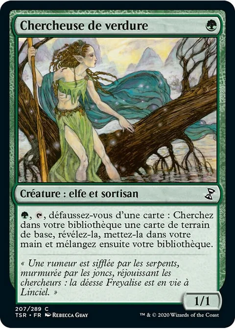 Chercheuse de verdure