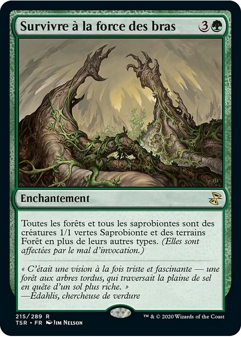 Survivre à la force des bras