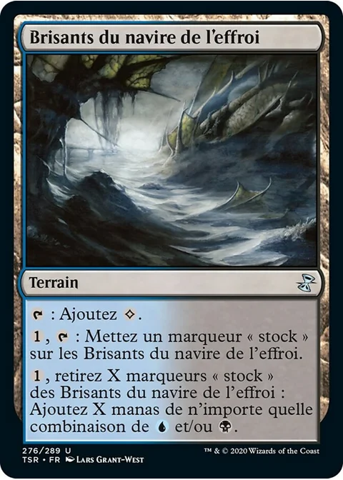 Brisants du navire de l'effroi