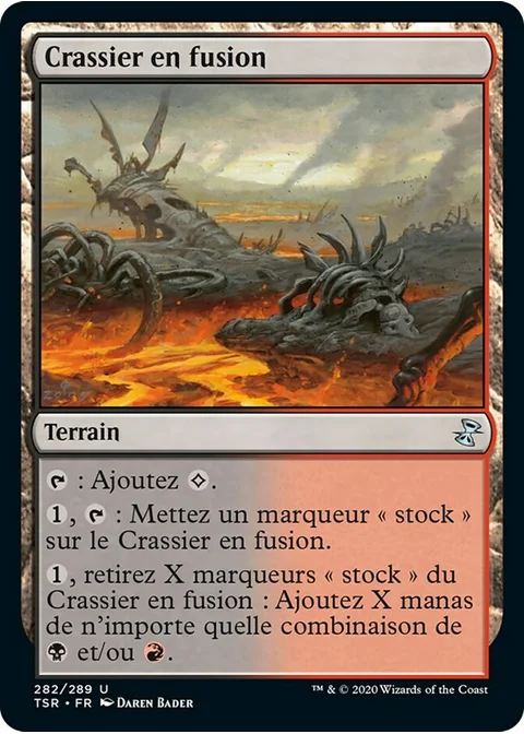 Crassier en fusion