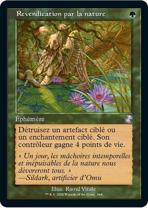 Revendication par la nature