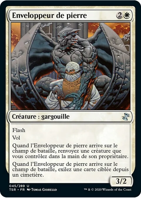 Enveloppeur de pierre