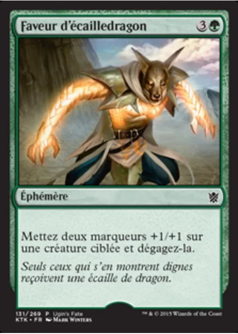 Faveur d'écailledragon