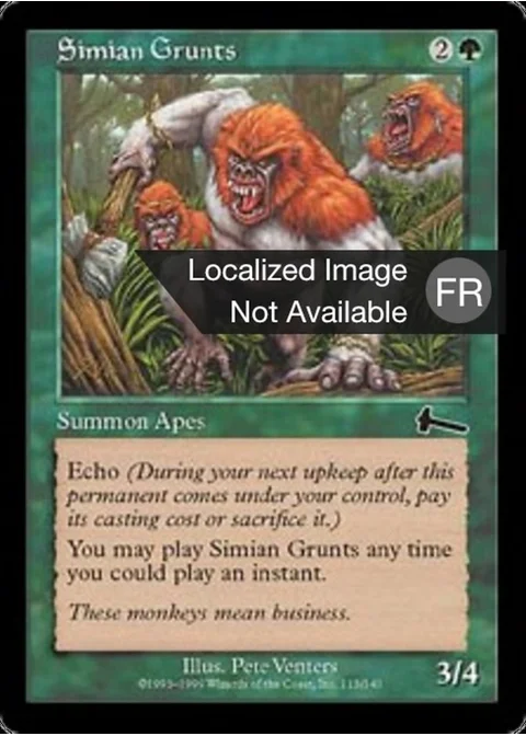 Grognards simiesques