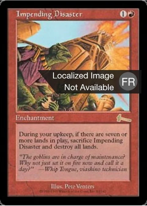 Désastre imminent