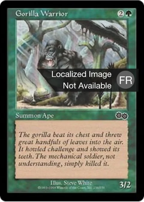 Guerrier gorille