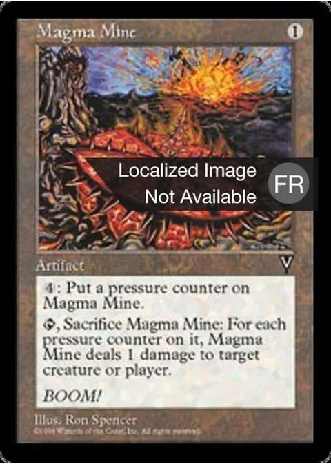 Mine à magma